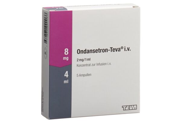 Ondansetron-Teva Inf Konz 8 mg/4ml 5 Amp 4 ml