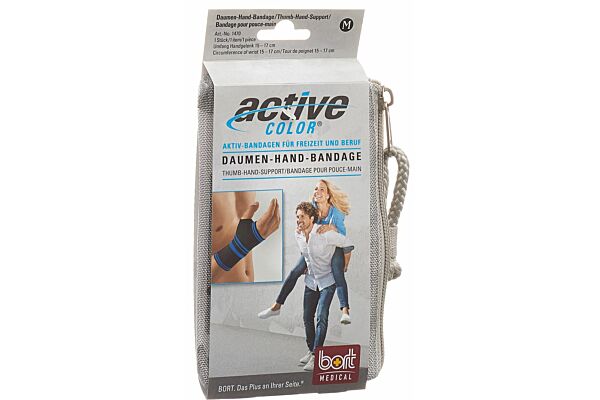 Bort ActiveColor bandage pour pouce et main S noir