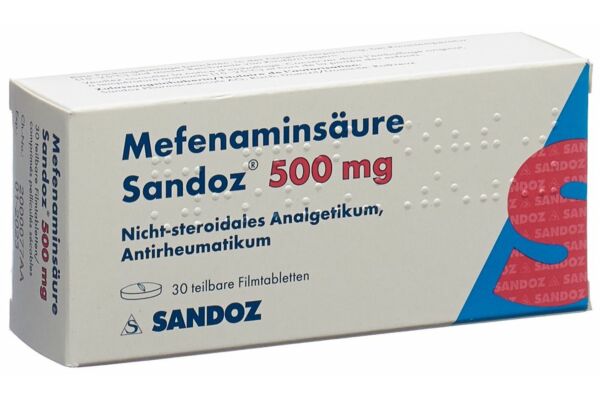 Mefenaminsäure Sandoz 500 mg 30 Stk