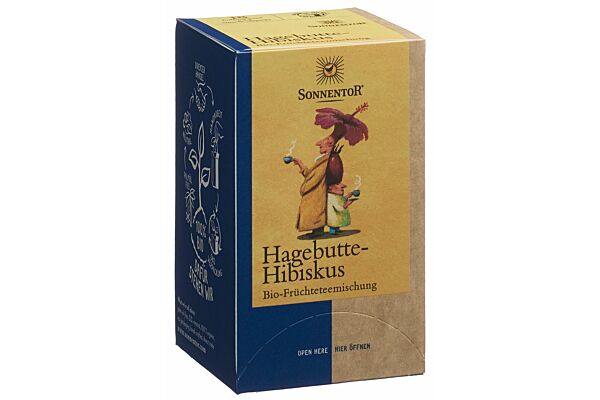 Sonnentor Hagebutte Hibiskus Tee BIO 18 Btl 3 g