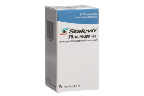 Stalevo cpr pell 75/18.75/200mg bte 30 pce