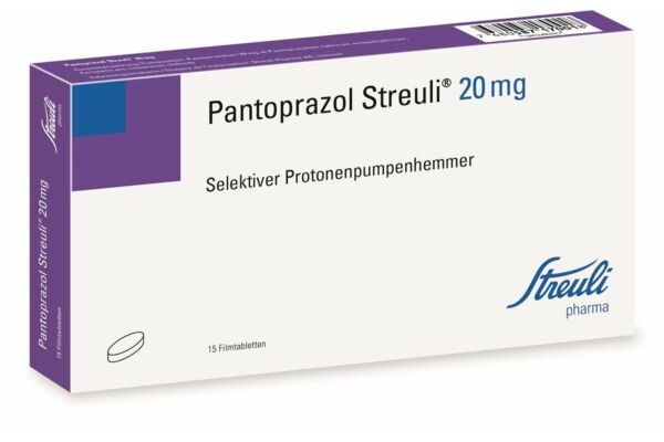 Pantoprazol Streuli Filmtabl 20 mg 15 Stk