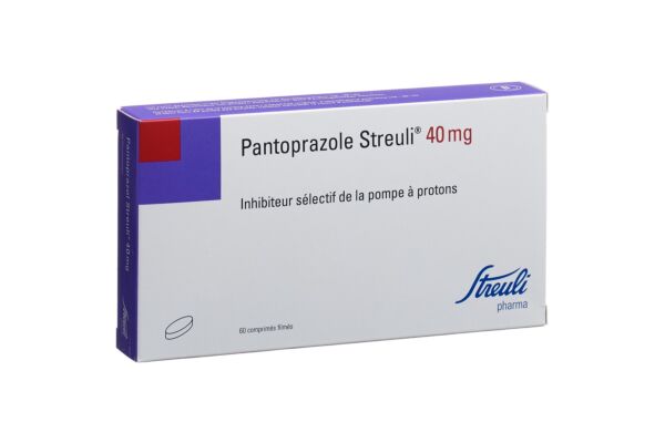 Pantoprazole Streuli cpr pell 40 mg 60 pce