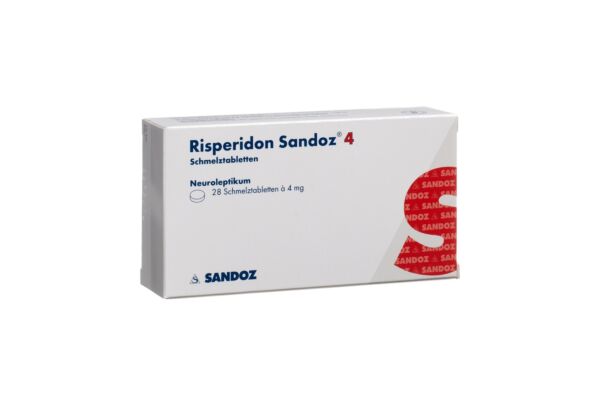 Risperidon Sandoz Schmelztabl 4 mg 28 Stk