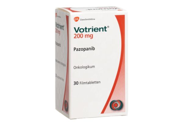 Votrient cpr pell 200 mg bte 30 pce