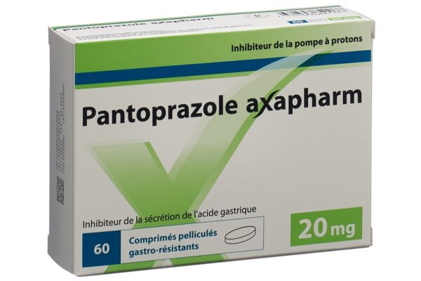 Pantoprazole axapharm cpr 20 mg 60 pce