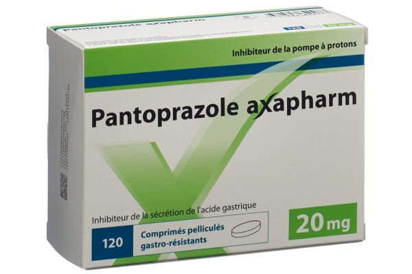 Pantoprazole axapharm cpr 20 mg 120 pce