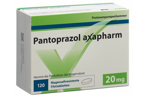 Pantoprazol axapharm Tabl 20 mg 120 Stk