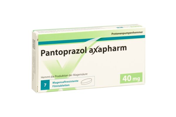 Pantoprazole axapharm cpr 40 mg 7 pce