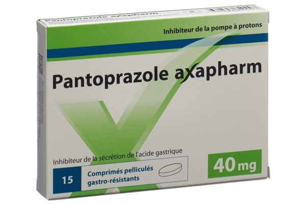 Pantoprazole axapharm cpr 40 mg 15 pce