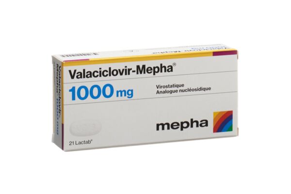 Valaciclovir-Mepha Lactab 1000 mg 21 Stk