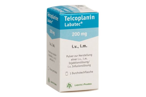 Teicoplanin Labatec Trockensub 200 mg Durchstf