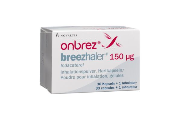 Onbrez Breezhaler caps inh 0.15 mg 30 pce