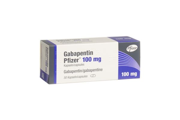 Gabapentin Pfizer caps 100 mg 50 pce