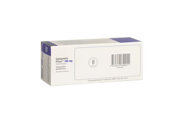 Gabapentin Pfizer Kaps 100 mg 50 Stk