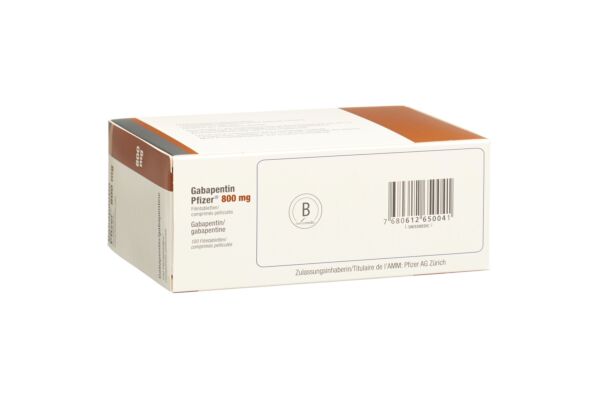 Gabapentin Pfizer Filmtabl 800 mg 100 Stk