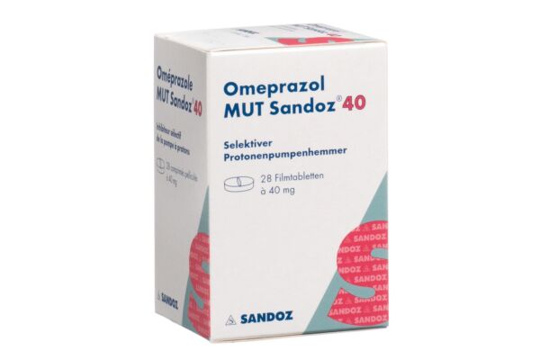 Oméprazole MUT Sandoz cpr pell 40 mg bte 28 pce