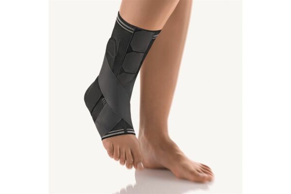 Bort Dynamische Fussheberbandage M lang links schwarz