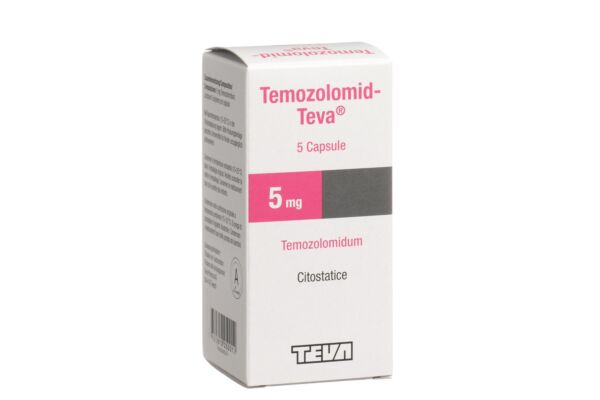 Temozolomid-Teva Kaps 5 mg Fl 5 Stk