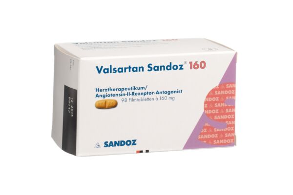 Valsartan Sandoz cpr pell 160 mg 98 pce