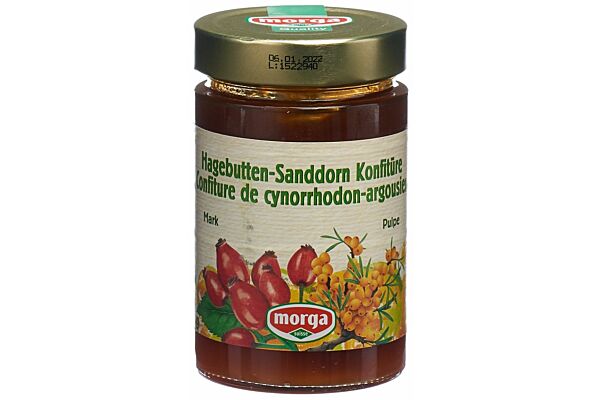 MORGA confiture pulpe argou cynorrhodon 350 g