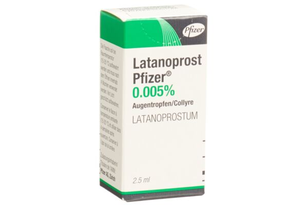 Latanoprost Pfizer gtt opht fl 2.5 ml