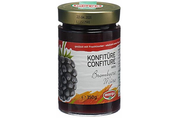 MORGA Konfitüre Brombeer Fruchtz 350 g