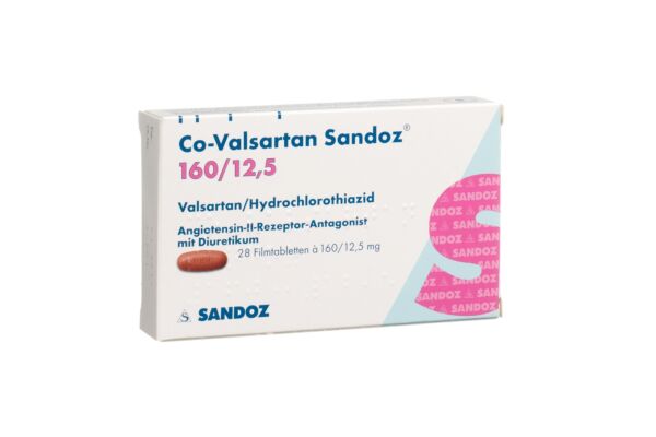 Co-Valsartan Sandoz Filmtabl 160/12.5 28 Stk