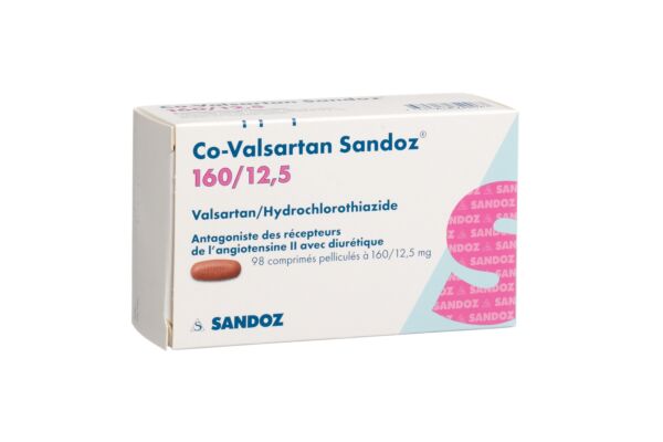 Co-Valsartan Sandoz Filmtabl 160/12.5 98 Stk