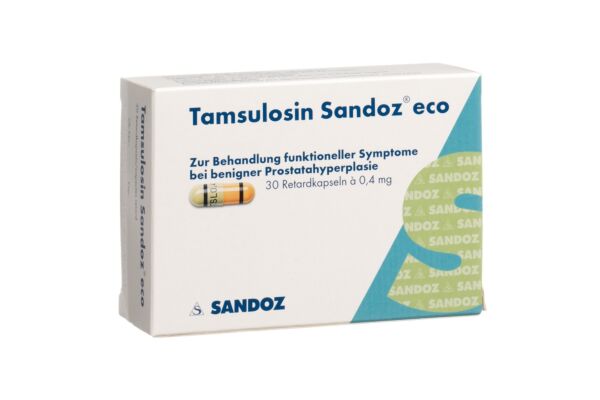 Tamsulosin Sandoz eco Ret Kaps 0.4 mg 30 Stk