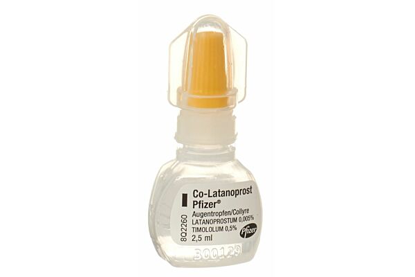 Co-Latanoprost Pfizer gtt opht 3 fl 2.5 ml