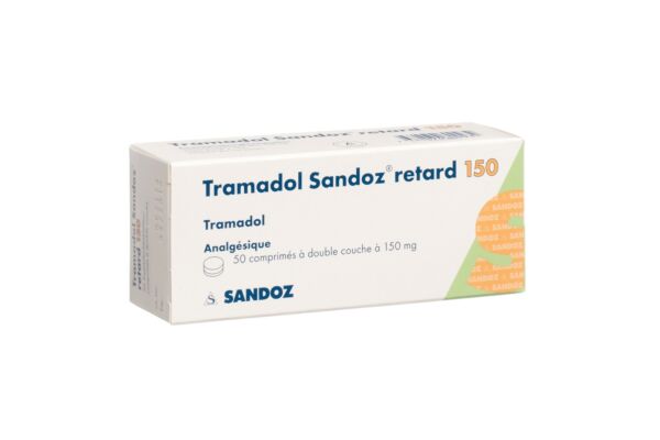 Tramadol Sandoz cpr ret 150 mg 50 pce