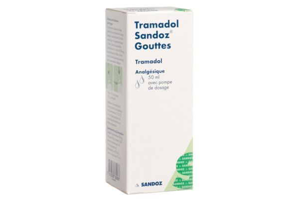 Tramadol Sandoz Tropfen 100 mg/ml mit Dosierpumpe Fl 50 ml