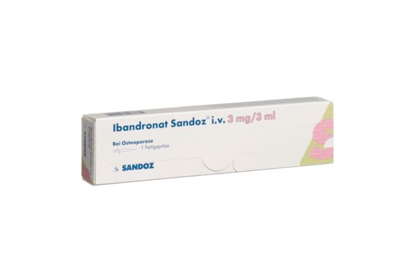 Ibandronate Sandoz sol inj 3 mg/3ml i.v. ser pré 3 ml