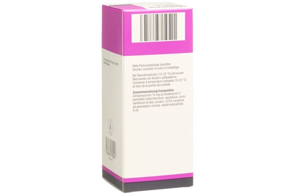 Clindamycin Pfizer gran 75 mg/5ml fl 80 ml