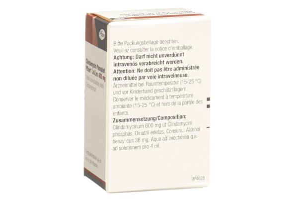 Clindamycin phosphat Pfizer 600 mg/4ml Amp 4 ml