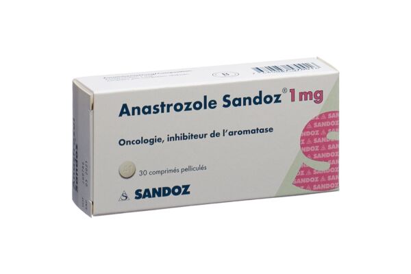 Anastrozole Sandoz cpr pell 1 mg 30 pce