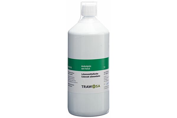 Trawosa colorant alimentaire vert foncé fl 1000 ml