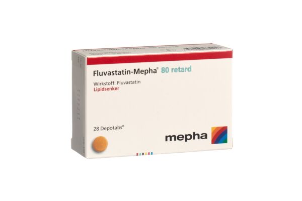 Fluvastatin-Mepha retard Depotabs 80 mg 28 Stk