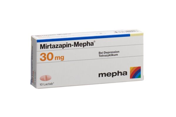 Mirtazapin-Mepha cpr pell 30 mg 10 pce