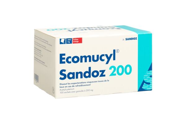 Ecomucyl Sandoz Gran 200 mg Btl 100 Stk