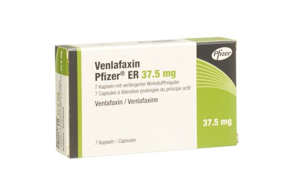 Venlafaxin Pfizer ER caps ret 37.5 mg 7 pce