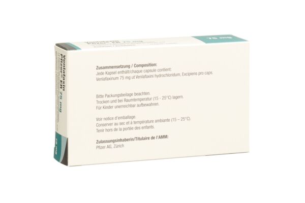 Venlafaxin Pfizer ER Ret Kaps 75 mg 14 Stk