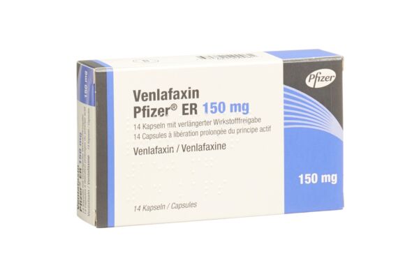 Venlafaxin Pfizer ER Ret Kaps 150 mg 14 Stk