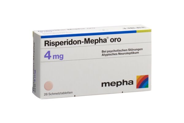 Risperidon-Mepha oro cpr orodisp 4 mg 28 pce