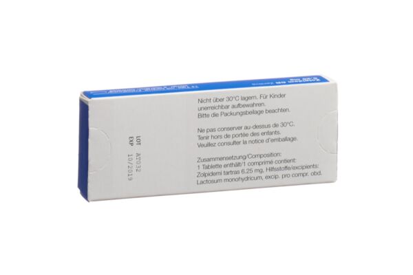 Zolpidem CR Zentiva cpr ret 6.25 mg 14 pce