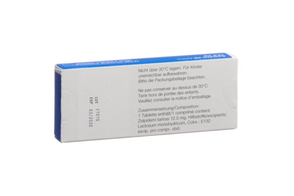 Zolpidem CR Zentiva Ret Tabl 12.5 mg 14 Stk