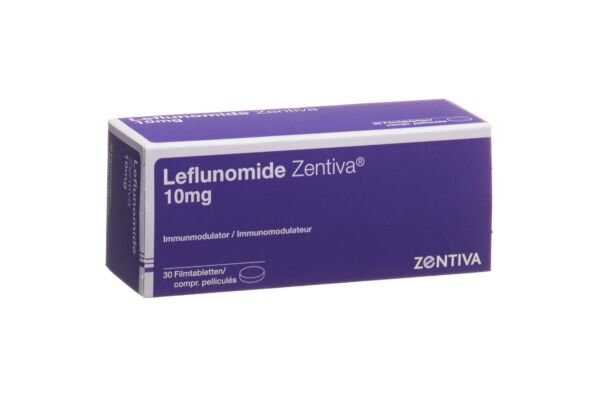 Leflunomide Zentiva cpr pell 10 mg bte 30 pce