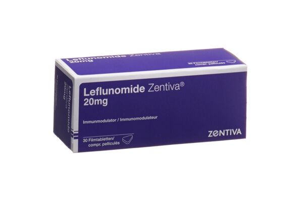 Leflunomide Zentiva Filmtabl 20 mg Ds 30 Stk