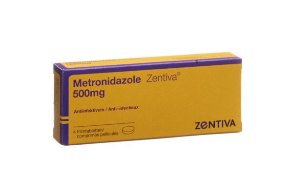 Metronidazole Zentiva Tricho cpr pell 500 mg 4 pce